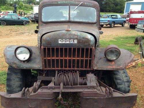1947 dodge power wagon 4x4 shop truck patina rat rod wdx