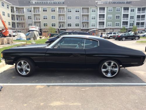 Chevy chevelle, good condition, black, muscle car
