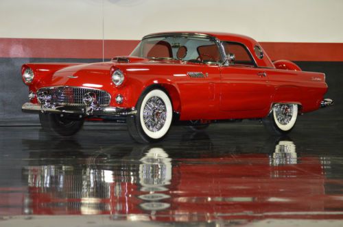 1956 ford thunderbird convertible amos minter restoration build sheet