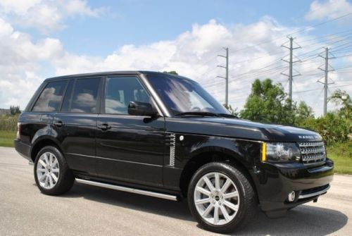 2012 range rover supercharged - rear dvd - vision assist - florida