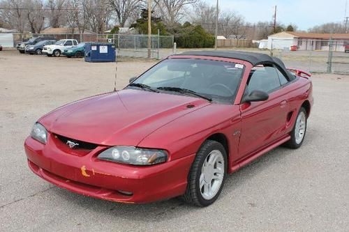 1996 ford mustang convertible gt no reserve auction