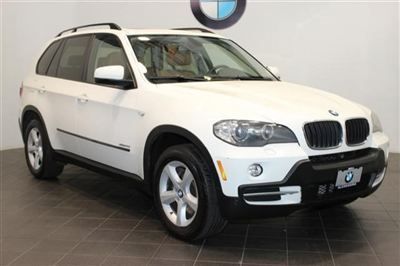 Bmw x5 white awd navigation premium technology package heated leather seats