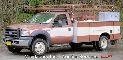 2007 ford f-550xl utility pickup truck knapheide 11' utility body diesel