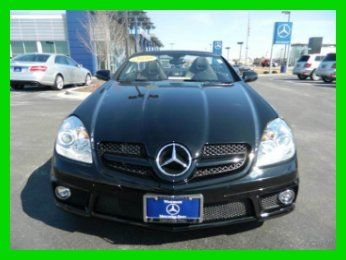 2010 mb slk300 amg whls cd leather ipod heat package auto convertible we finance