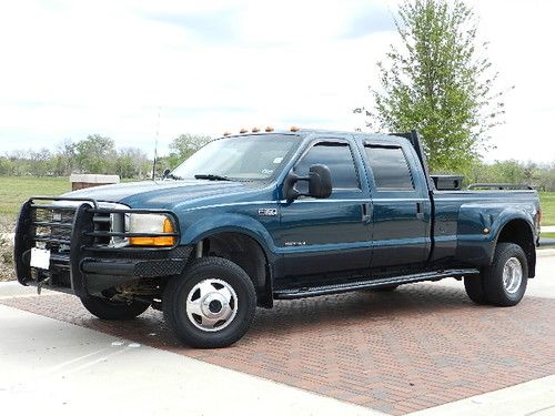 1999 ford f350 4x4 lariat 7.3 power stroke turbo diesel crew cab long bed dually