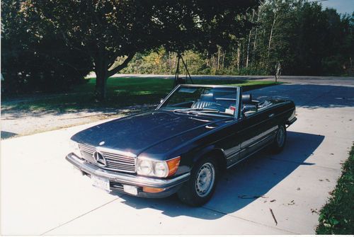 1985 mercedes benz 280 sl convertible euro
