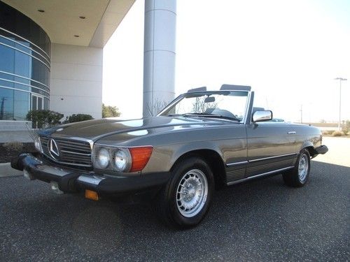 1984 mercedes-benz 380sl convertible with hard top rare find