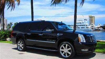 Florida 2007 cadillac escalade esv discreet private luxury limo awd amazing suv