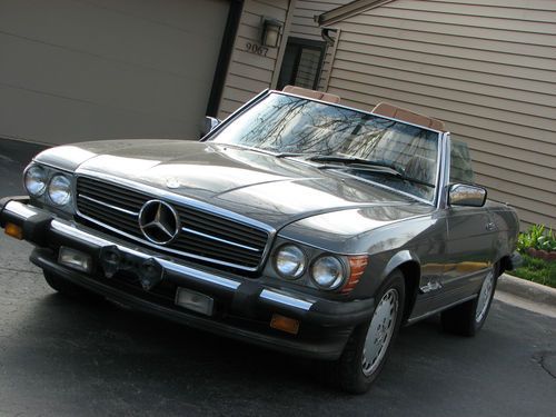 1987 merc- benz*560sl*2 tops* convertible*rare color combo**awesome**no reserve