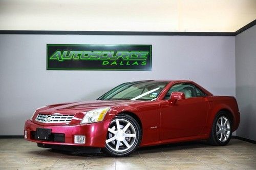 2004 cadillac xlr, crimson pearl, polished wheels, clean carfax! we finance!