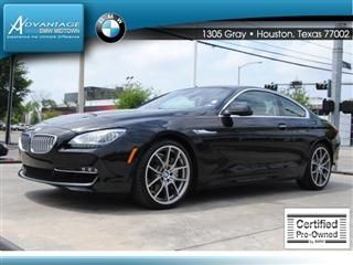 2012 bmw certified pre-owned 6 series 2dr cpe 650i