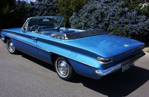 Special convertible marlin blue custom interior 1962 "car of year" low miles at