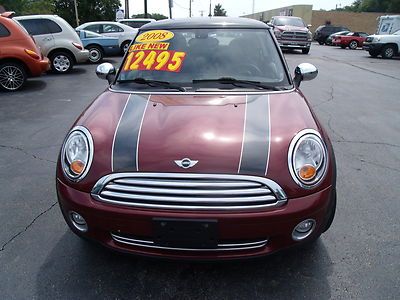 Mini cooper, maroon, 2008 hardtop coupe, automatic,