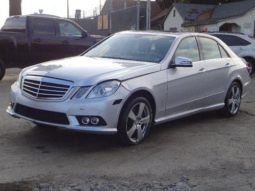 2010 mercedes-benz e350 sedan damaged rebuilder only 18k miles runs! loaded l@@k