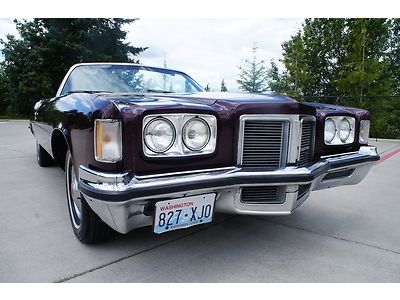 1972 pontiac catalina convertible 400 a/c not grandville or chevy