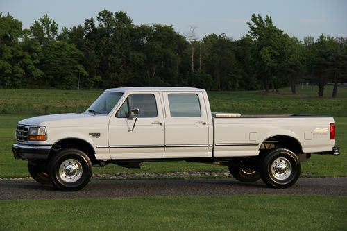 Sell used 1996 FORD F350 CREW XLT 7.3L DIESEL 108K ...