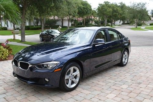 2013 328i sedan, imperial blue metallic, beige leather, 5100 miles, mint cond.