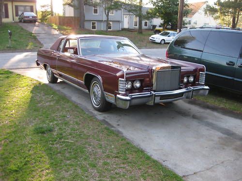 1978 lincoln continental base hardtop 2-door 6.6l no reserve