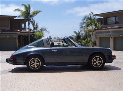 1974 porsche 911 targa dark blue metallic ready for your attention call today