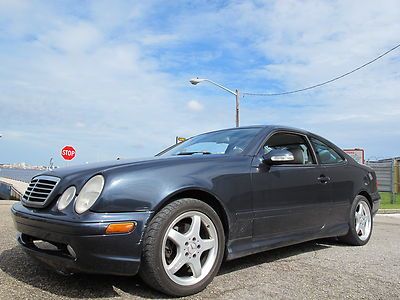 No reserve 2002 mercedes-benz clk 430 coupe leather luxury amg wheels very fast!