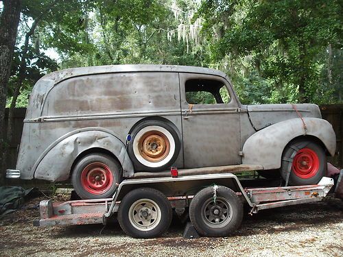 1940 ford 1/2 ton panel delivery truck project ; hot rod