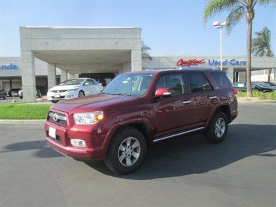 2010 toyota 4runner sport, clean car fax, available financing, salsa red pearl