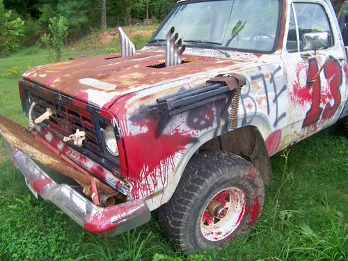 1974 power wagon ram charger w100 zombie killer 13 movie truck