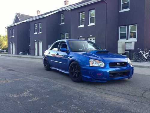 2004 subaru wrx sti- world rally blue-nice!