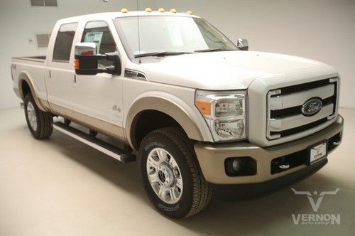 2014 king ranch crew 4x4 fx4 navigation sunroof leather heated 20s aluminum