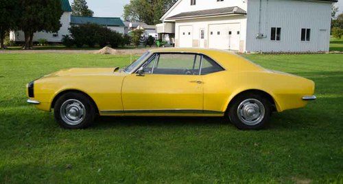 1967 camaro rally sport 396 4spd barn find - nice