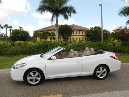 Beautiful 2007 toyota solara sle convertible only 44k miles! loaded!