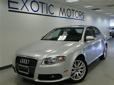 2008 audi a4 2.0t quattro!! sil/blk! heated-seats moonroof paddle-shifters!!