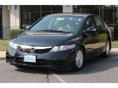 2009 honda civic hybrid great mpg outstanding condition