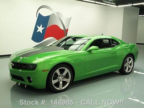 2011 chevy camaro 2lt rs leather sunroof hud 20's 34k texas direct auto