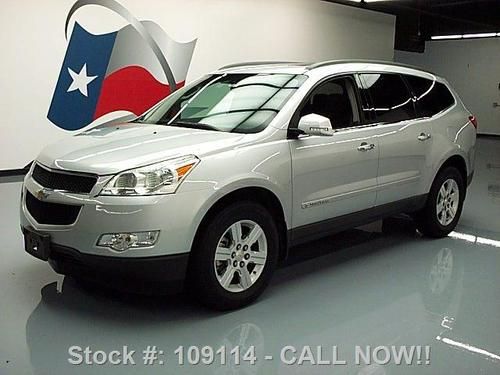 2009 chevy traverse lt v6 7 pass dual sunroof 18's 76k texas direct auto
