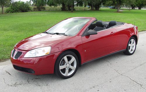 2007 pontiac g6 gt 3.9l convertible 71k miles leather not mustang sebring