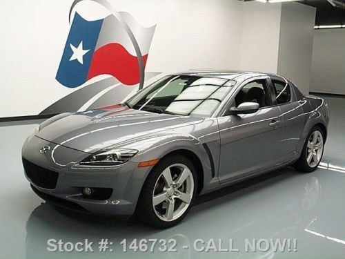 2005 mazda rx-8 6-spd sunroof heated leather xenons 32k texas direct auto