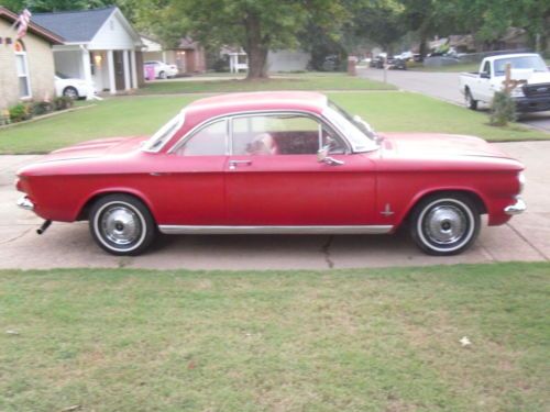 1962 corvair monza 900 red,2 door