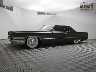 1969 cadillac coupe  custom strret rod! 22k orig miles! california black plate!