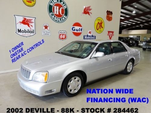 2002 deville sedan,v8,fwd,leather,onstar,16inwheels,88k,we finance!!