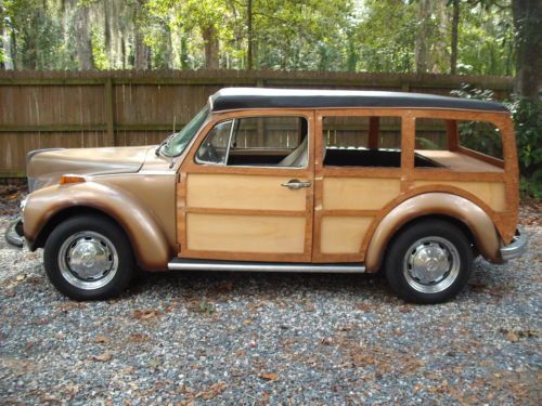 1973 vw super beetle woody-ford front beach bopper conversion, z thing &#034;project&#034;