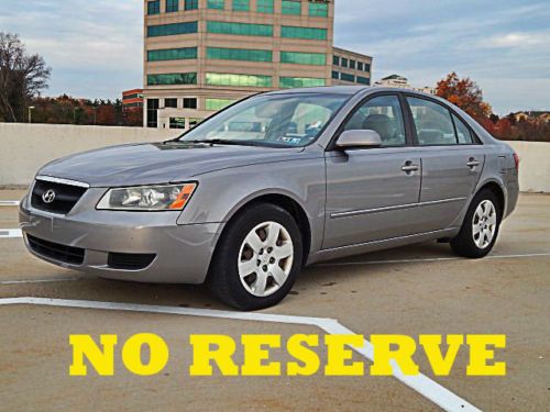 2008 hyundai sonata gls one owner low miles gas saver wow no reserve auction!!!