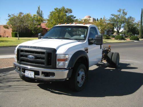 2008 ford f-550 cab and chassis 6.4 litre powerstroke diesel