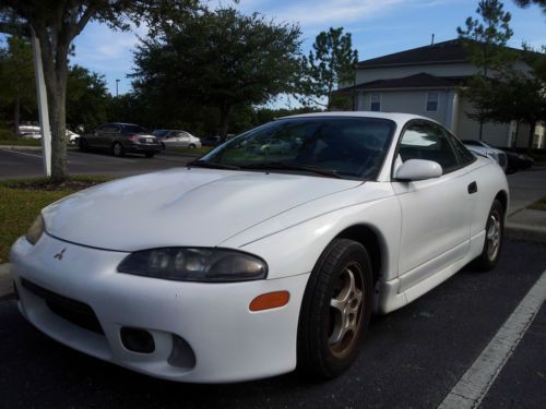 Mitsubishi eclipse gs - 5spd - white - mechanical special