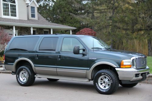 2000 ford excursion limited 7.3l diesel 88k actual miles 1-owner 4x4 no reserve