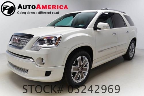 One 1 owner low miles 2011 gmc acadia denali leather nav roof