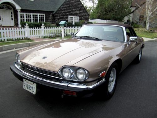 1990 jaguar xjs convertable hollywood producer 32k original miles 1 owner