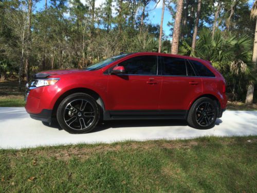 2012 ford edge limited ecoboost ruby red