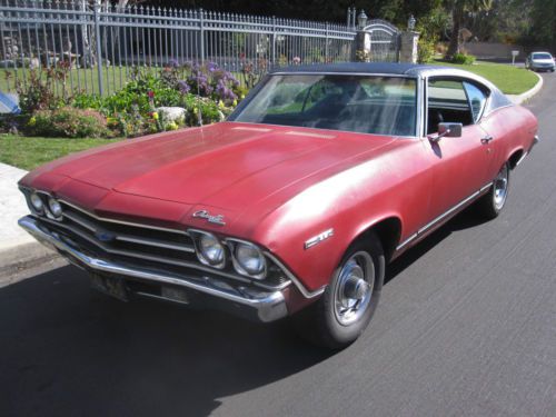 1969 chevrolet chelle malibu all original car matching numbers chevy