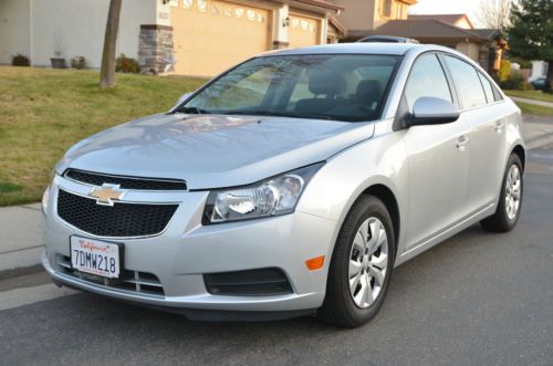 2013 chevy cruze lt turbo grey 11k miles grey/black interior